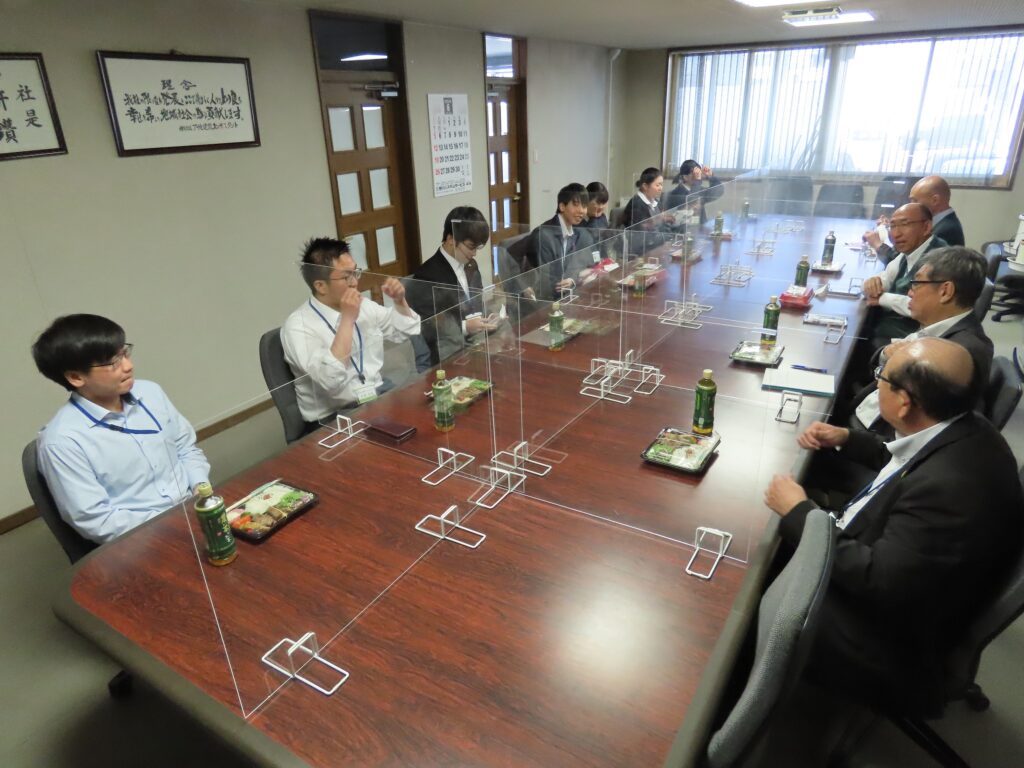 ランチミーティング アサヒ建設コンサルタント